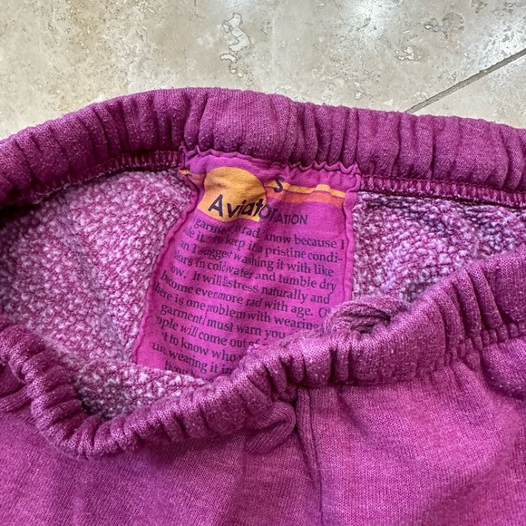 Vintage Aviator Nation Pink Sweatpants - Picture 2 of 5